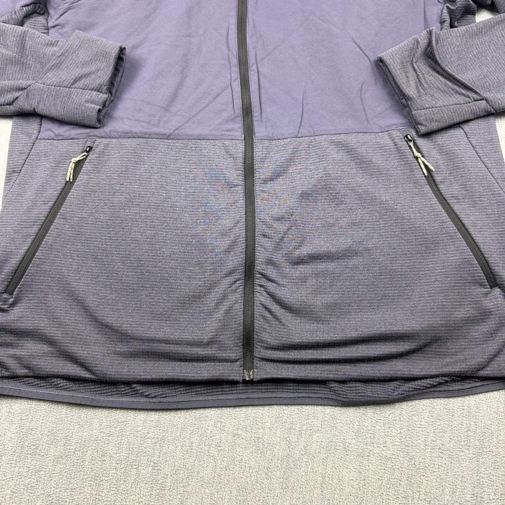 REI Jacket Mens 1X Large Purple Swiftland Insulated‎ Running Full Zip Outdoors